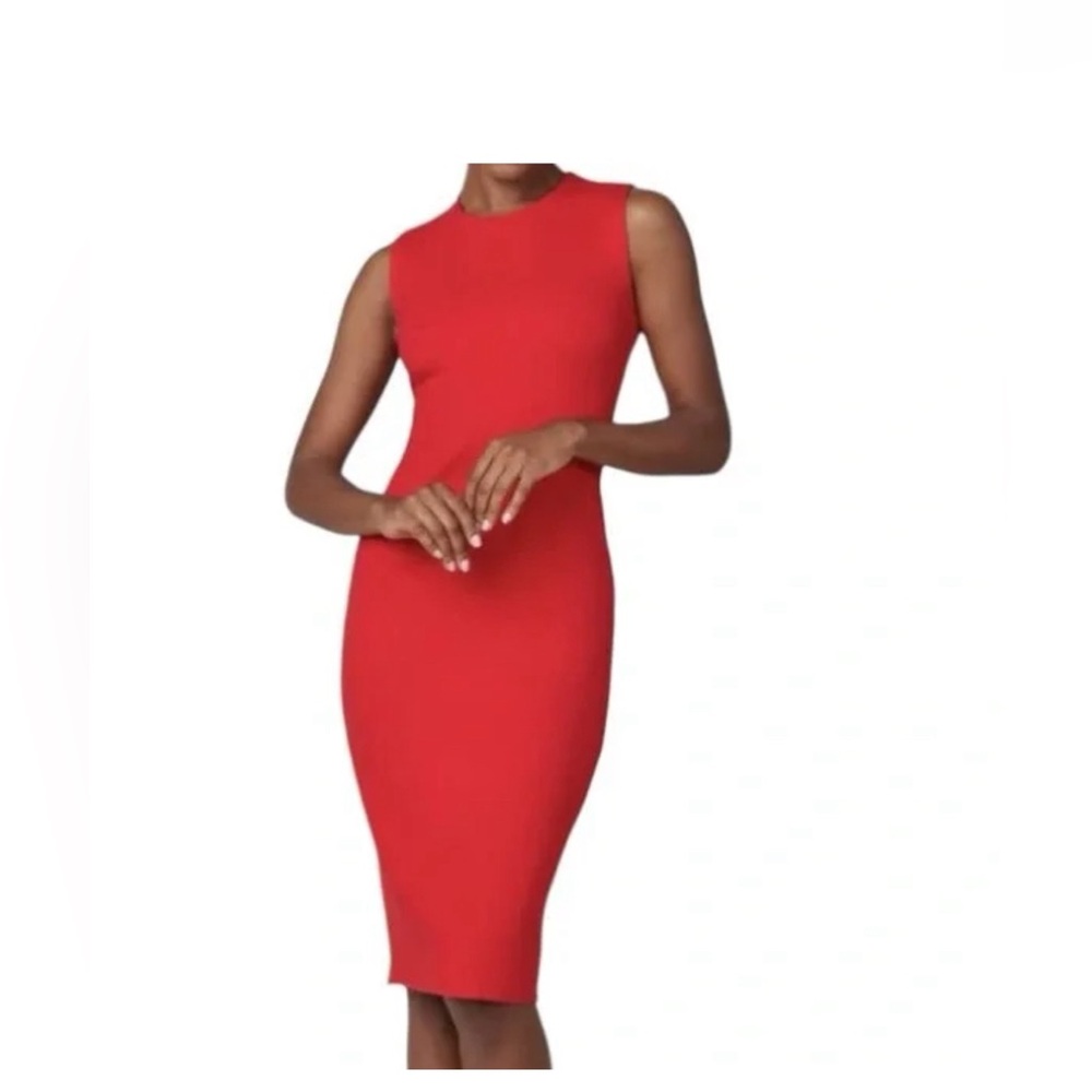 Spanx The Perfect Sheath Dress Red (Small)
